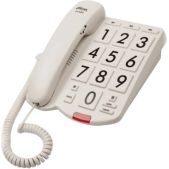 Телефон Ritmix RT-520 ivory Большие кнопки и Крупн.цифры