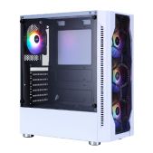 Корпус ATX без БП 1STPlayer D4-WH-4F1 DK D4 White 4x120мм FRGb fans