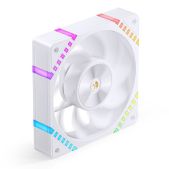 Вентилятор Jonsbo HF2-120WR 120х120х25мм REVERSE PWM, ARGb LED, 800-2200об/мин, белый Retail