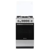 Плита комбинированная De Luxe 5040.41 гэ кр ЧР-010 нерж.сталь, электродуховка, таймер, гриль, вертел