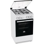 Плита газовая Gorenje GG5A10WH белая, ширина 50 см