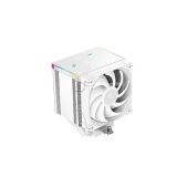 Кулер для процессора DEEPCool AK500 Digital Pro WH белый LGA20XX/1700/1200/115X/AM5/AM4 9шт/кор, TDP 240W, PWM, вентилятор 120мм, 5 тепл. трубок, ARGb