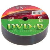Диски DVD+R VS VSDVDPRS2501 4.7 Gb, 16x, Bulk термоусадка без шпиля, комплект 25 шт