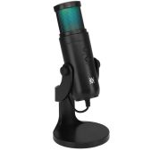 Микрофон игровой стрим Defender GMC 250 Galactar USB RGb подсветка, кабель 1.5м