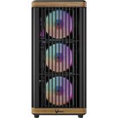 Корпус ATX без БП Formula TimberLine T1 черный 4x120мм 2xUSB 3.0 audio bott PSU