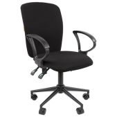Кресло офисное Chairman 7150934 CH 9801, пятилучие металл, ткань, черное
