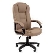 Кресло офисное Chairman 7158660 CH 600 LT, экокожа, бежевое