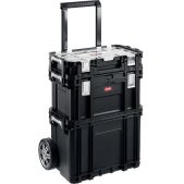 Тележка Keter 38390-22 Smart ROLLING, 564 х 373 х 700мм, 22, набор пластиковый ящик-тележка + ящик для инструментов + ящик органайзер