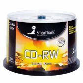 Диски CD-RW SmartTrack ST000200, 700 Мб, 4-12x, Cake Box упаковка на шпиле, комплект 50 шт