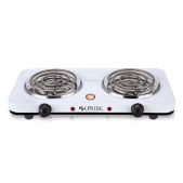 Плитка электрическая Centek CT-1509 White 2 конфорки, тен