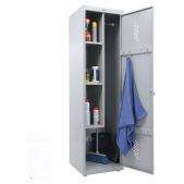 Шкаф металлический хозяйственный Практик S23099404602 ML-11-50U LS-11-50, 2 отделения, 1830х500х500мм, 26 кг, разборный