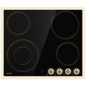 Варочная электрическая панель Gorenje EC642CLI Стеклокерамическа, Цвет: Слоновая кость, Рамка, Габаритные размеры вхшхг : 9 ? 59.5 ? 51 см, Вес брутто/нетто : 8.2 / 7.7 кг