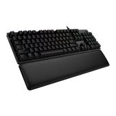 Клавиатура Logitech 920-009329 G513 Carbon Tactile черная, игровая, механическая GX Brown, 104 клавиши, RGB подсветка, USB кабель 1.8м, подставка под запястья