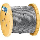 Трос Зубр 30415-10 Профессионал DIN 3060, свивка 6 х 19 + IWR, 10мм, L 60 м, грузоподъемный стальной