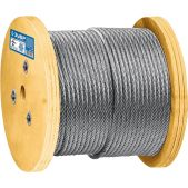 Трос Зубр 30417-14 Профессионал DIN 3066, свивка 6 х 37 + IWR, 14мм, L 50 м, грузоподъемный стальной