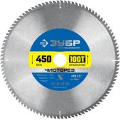 Диск пильный Зубр 36905-450-50-100_z01 Чисторез Профессионал, 450 x 50мм, 100Т по дереву