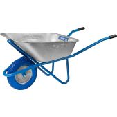 Тачка строительная Зубр 39903_z01 ПТ-200 Профессионал, 110 л, 220 кг, одноколесная, полиуретановое колесо