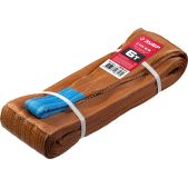 Строп Зубр 43556-6-6 СТП-6/6, коричневый, г/п 6 т, длина 6 м, текстильный петлевой