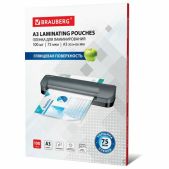 Пленки-заготовки для ламинирования Brauberg 530894 А3, 100 шт, 75 мкм