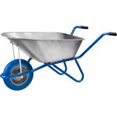 Тачка садовая Зубр 39901_z01 ПТ-100, 90 л, 180 кг, одноколесная, полиуретановое колесо, Профессионал 39901