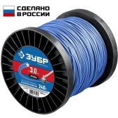 Леска для триммера Зубр 71025-3.0 Звезда, 3.0мм, 240 м, Профессионал