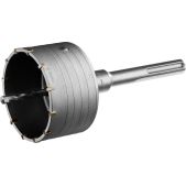 Коронка по бетону Зубр 2918-100 100мм, SDS-plus, 12Т, с державкой, Профессионал