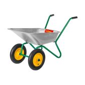 Тачка садовая Grinda 422400_z01 Gb-2, 80 л, 120 кг, двухколесная, оцинкованная сталь