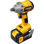 Гайковерт аккумуляторный Steher CWB-300-1 V1, 20 В, 300 Н·м, 1 АКБ 4 А·ч, бесщеточный, кейс