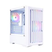 Корпус mATX без БП 1STPlayer H2-WH-4F1-W BULLET Hunter H2 White 4x120мм FRGB fans