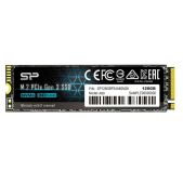 Накопитель SSD PCIe 3.0 x4 128Gb Silicon Power P34A60 SP128GbP34A60M28 M.2 2280 R/W - 2200 1600MB/s