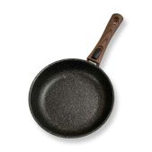 Сковорода 26см Kukmara сго262а Granit UltraBlack съемная ручка, алюминий, антипригарное покрытие, черный, съемная ручка бакелитовая литая толстостенная сковорода, от