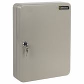 Шкафчик Ключница Brauberg 290340 на 140 ключей, 370х280х80мм, с замком, +140 брелоков, серый