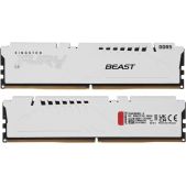 Модуль памяти DDR5 32Gb 6000MHz Kingston KF560C30BWEK2-32 CL30 DIMM Kit 2х16Gb Fury Beast White EXPO