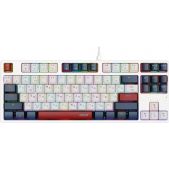 Клавиатура Acer ZL.KBDCC.01W OKW305 механическая, белый USB мультимедийная, игровая, LED