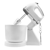 Миксер Centek CT-1113 с чашей бело-серый 300Вт, 2л, 7 скоростей+турбо