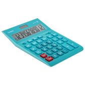 Калькулятор настольный Casio GR-12C-LB-W-EP 210х155мм, 12 разрядов, двойное питание, голубой