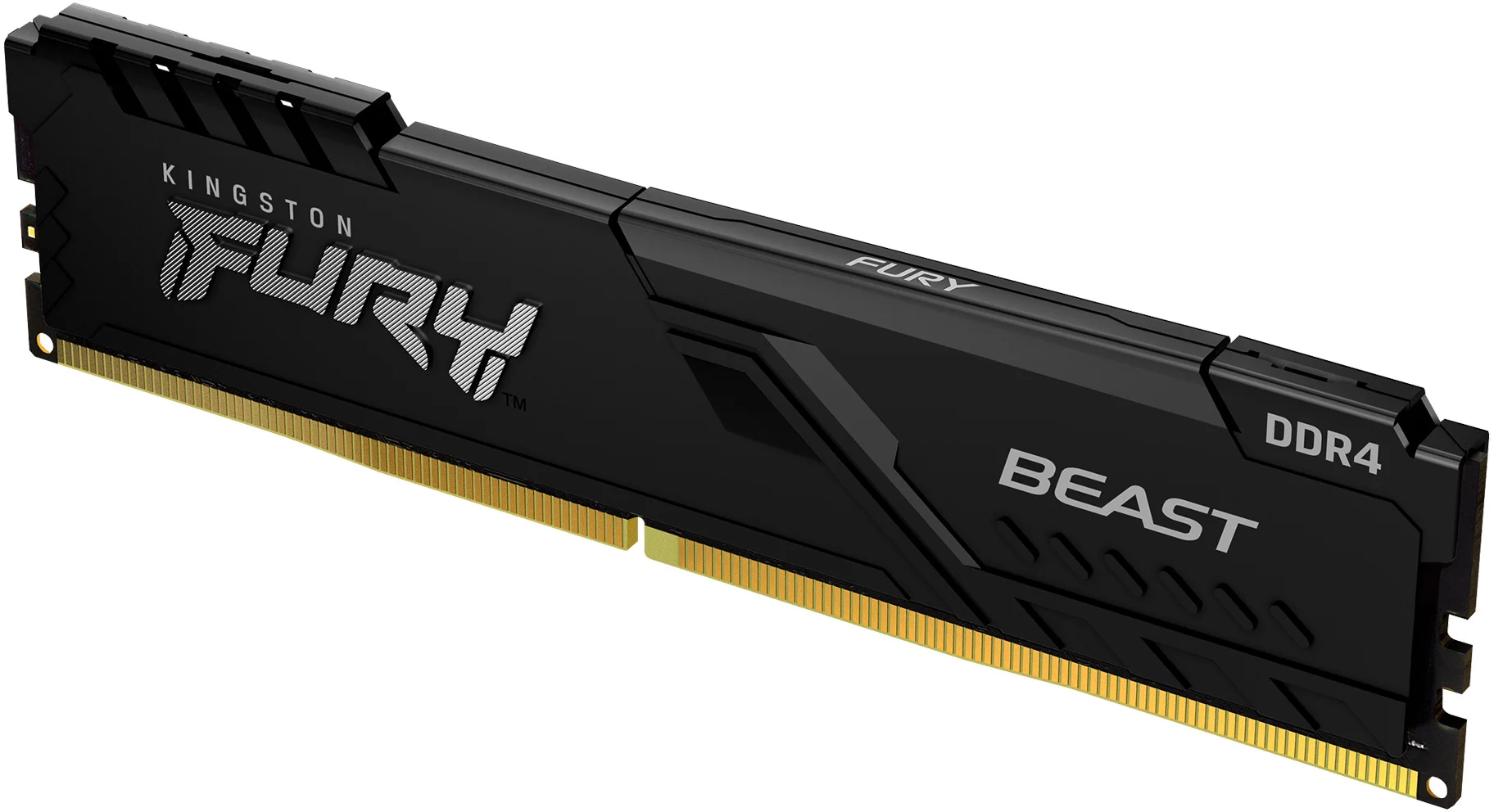 Модуль памяти DDR4 16Gb 3200MHz Kingston KF432C16BB1/16 CL16 DIMM 1Gx8 Fury Beast Black
