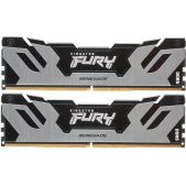 Модуль памяти DDR5 32Gb 2х16Gb 6400Mhz Kingston KF564C32RSK2-32 CL32 DIMM Kit of 2 Fury Renegade Silver XMP