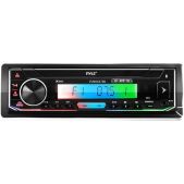 Автомагнитола Pyle PLMRK47BK MARINE черный, морская, 4х25W, BlueTooth, Hands-Free, USB, AUX, пульт
