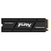 Накопитель SSD 2000Gb Kingston SFYRDK/2000G Fury Renegade M.2 22x80mm, NVMe, PCIe 4.0 x4, 3D TLC, R/W 7300/7000MB/s, IOPs 1 000 000/1 000 000, DRAM buffer 2048MB, TbW 2000, DWPD 0.55, with Heat Spreader 12 мес