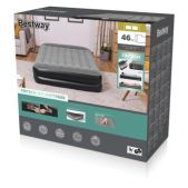 Надувная кровать Bestway 67403 152х203х46 см, с подголовником, встроенный насос 220В, до 300 кг