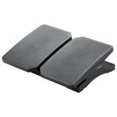 Подставка для ног Brabix 533039 Ultra 4 43х32 см, регулировка угла наклона, 2 платформы