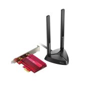 Адаптер PCI Express TP-Link Archer TX3000E Двухдиапазонный Wi-Fi 6 Bluetooth AX3000, до 574 Мбит/с на 2.4 GHz + до 2402 Мбит/с на 5 GHz, 2 внешние антенны, MU-MIMO, OFDMA, 1024-QAM, HT160, WPA3, Bluetooth 5.0