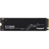 Накопитель SSD 4Tb Kingston SKC3000D/4096G KC3000 M.2 22x80mm, NVMe, PCIe 4.0 x4, 3D TLC, R/W 7000/7000MB/s, IOPs 1 000 000/1 000 000, DRAM buffer 4096MB, TbW 3200, DWPD 0.71, with Heat Spreader