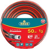 Шланг поливочный 50м Raco 40300-1/2-50 Premium, 1/2, 40 атм, пятислойный, усиленный двумя слоями армирования