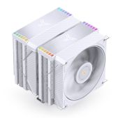 Кулер Jonsbo HX6280 White LGA1851/1700/1200/115X/AM5/AM4 TDP 280W, PWM, 130mm Black Fanx1, 120мм Black Fanx1, 6 тепловых трубок, медная база, белый, 4-pin Retail