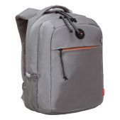 Рюкзак Grizzly RB-356-5/3 Minimal Grey школьный, анатомическая спинка, 2 отделения, для мальчиков, 39х26х19 см