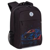 Рюкзак Grizzly RB-556-2/1 Smart школьный, анатомическая спинка, 2 отделения, для мальчиков, 39х26х19 см