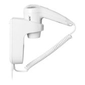 Фен Sonnen 604197 HD-1288D для волос настенный, 1200 Вт, пластиковый корпус, 4 скорости, белый