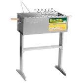 Мангал Kraftool 68320 300 x 600 x 800мм, 6 шампуров, 1 решетка, поддон для угля, стационарный